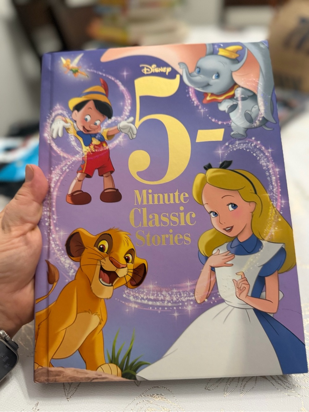 Disney 5-Minute Classic Stories Hardcover Book (2018)